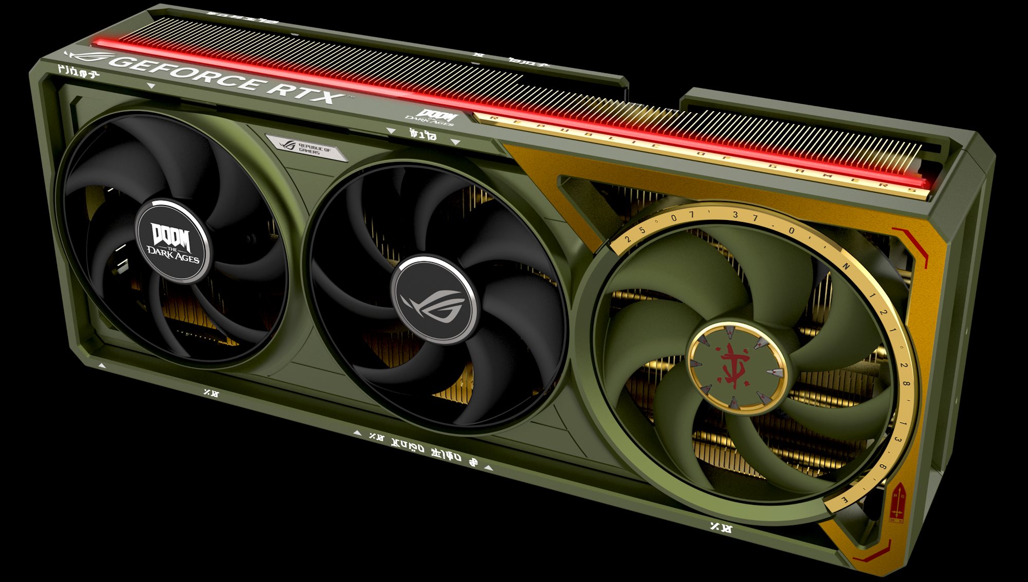 Asus RTX 5080 Doom-inspired GPU costs as much as an RTX 5090